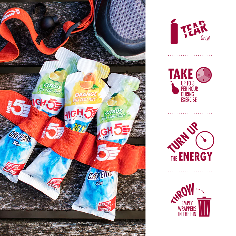 Energy Gel Aqua Caffeine - High 5