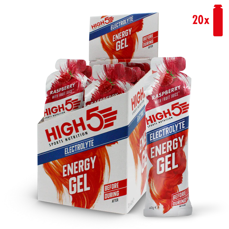 ENERGY GEL ELECTROLYTE RASPBERRY – BOX OF 20