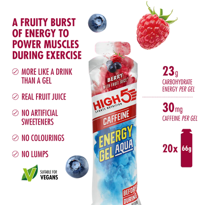 Energy Gel Aqua Caffeine - High 5