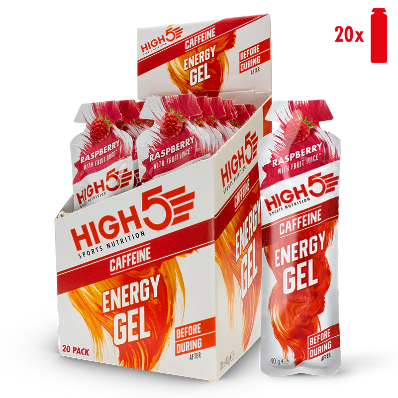 Energy Gel Caffeine Box High 5 (20 Gels)