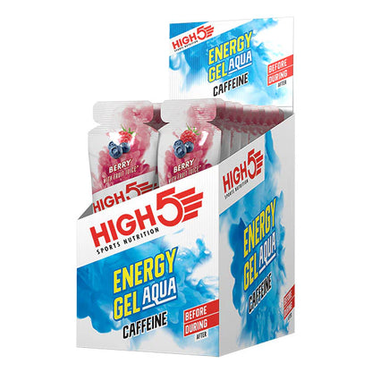 Energy Gel Aqua Caffeine Half Box High 5 (10 Gels)