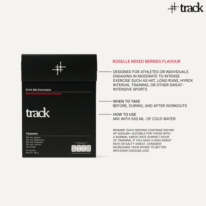Track Electrolyte Drink Mix – Training