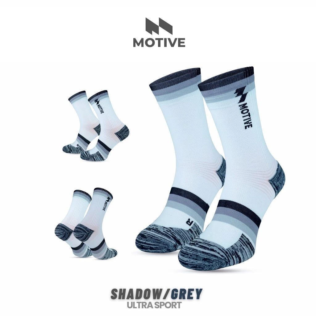 MOTIVE SOCK Ultra Sport Shadow - Grey