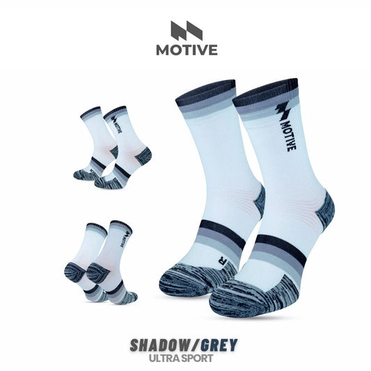 MOTIVE SOCK Ultra Sport Shadow - Grey